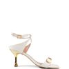 SANDALIA SALTO ALTO OFF WHITE