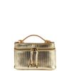 BOLSA AISHA TOTE COURO OURO
