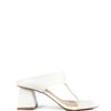 SANDALIA SALTO MEDIO OFF WHITE
