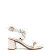 SANDALIA SALTO MEDIO OFF WHITE