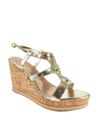 SANDALIA PLATAFORMA OURO