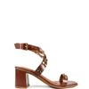 SANDALIA SALTO MEDIO WHISKY