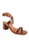 SANDALIA SALTO MEDIO WHISKY