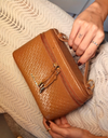 BOLSA AISHA TOTE COURO PINHAO