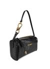 BOLSA LANA TIRACOLO COURO PRETO