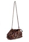 BOLSA RENATA CLUTCH COURO PINHAO