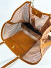 BOLSA MICA COURO CARAMELO