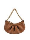 BOLSA CAMILA TIRACOLO COURO CARAMELO