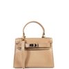 BOLSA RAISSA MINI TOTE TIRACOLO COURO AREIA