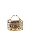 BOLSA MALLU TOTE COURO OURO