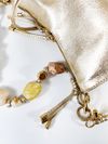 MINI BAG ARIEL COURO OURO
