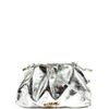 BOLSA BRUNA CLUTCH COURO PRATA