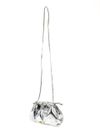 BOLSA BRUNA CLUTCH COURO PRATA