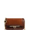 BOLSA NICOLE TIRACOLO COURO PINHAO