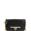 BOLSA NICOLE TIRACOLO COURO PRETO