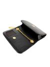 BOLSA ROSE TIRACOLO COURO PRETO