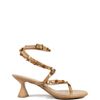 SANDALIA SALTO BAIXO BEGE