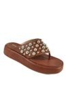 SANDALIA FLATFORM MARROM