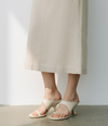SANDALIA  SALTO ALTO OFF WHITE