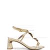 SANDALIA SALTO MEDIO CHAMPAGNE