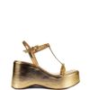 SANDALIA PLATAFORMA OURO