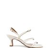 SANDALIA SALTO BAIXO OFF WHITE