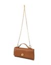 BOLSA SOFIE TIRACOLO COURO CARAMELO