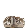 BOLSA BRUNA CLUTCH COURO PRATA VELHA