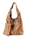 BOLSA IVANA COURO CARAMELO