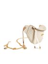 BOLSA MEG COURO OFF WHITE
