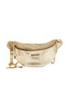 BOLSA MEG COURO OURO