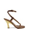 SANDALIA SALTO ALTO BRONZE