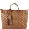 BOLSA NOTEBOOK COURO CARAMELO