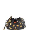 BOLSA ISIS CLUTCH COURO PRETO