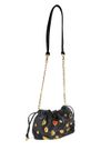 BOLSA ISIS CLUTCH COURO PRETO