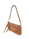 BOLSA FRIDA TIRACOLO COURO CARAMELO