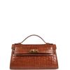 BOLSA LILA COURO TOTE PINHAO