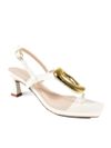 SANDALIA SALTO MEDIO OFF WHITE