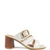 SANDALIA SALTO MEDIO OFF WHITE