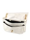 BOLSA GUTA TIRACOLO COURO OFF WHITE