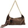 BOLSA EMILLY CLUTCH COURO CAFE