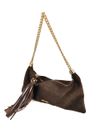 BOLSA EMILLY CLUTCH COURO CAFE