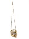 BOLSA MALLU TOTE COURO OURO