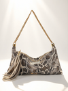 BOLSA EMILLY CLUTCH COURO COBRA