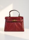BOLSA RAISSA MINI TOTE TIRACOLO COURO BORGONHA