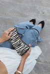 MINI BAG ESME COURO ZEBRA