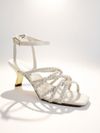 SANDÁLIA SALTO MEDIO OFF WHITE