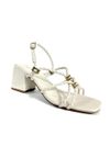 SANDALIA SALTO MEDIO OFF WHITE