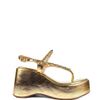 SANDALIA PLATAFORMA OURO