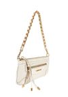 BOLSA FRIDA TIRACOLO COURO OFF WHITE